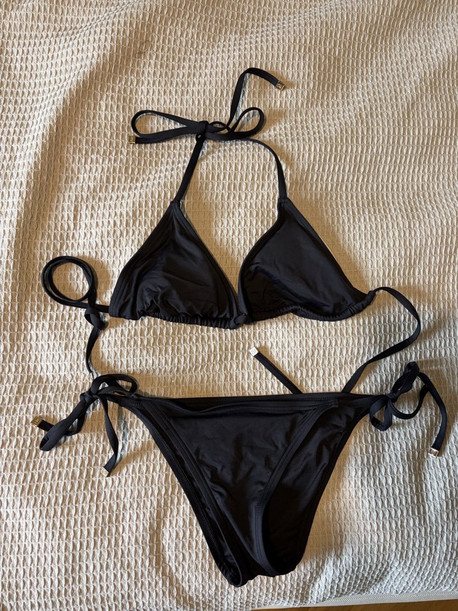 Michael Kors Costumi da bagno & Bikini: Triangel Bikini Michael Kors, schwarz – Usato da Basel venduto da ew1_rp7f