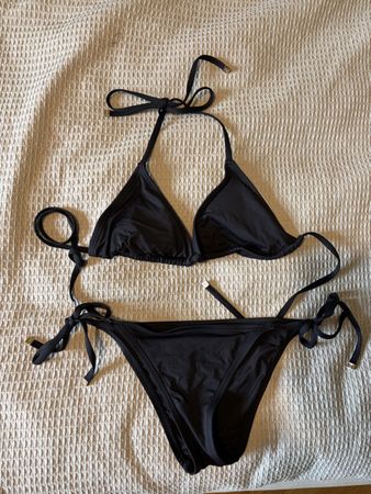 Triangel Bikini Michael Kors, schwarz 