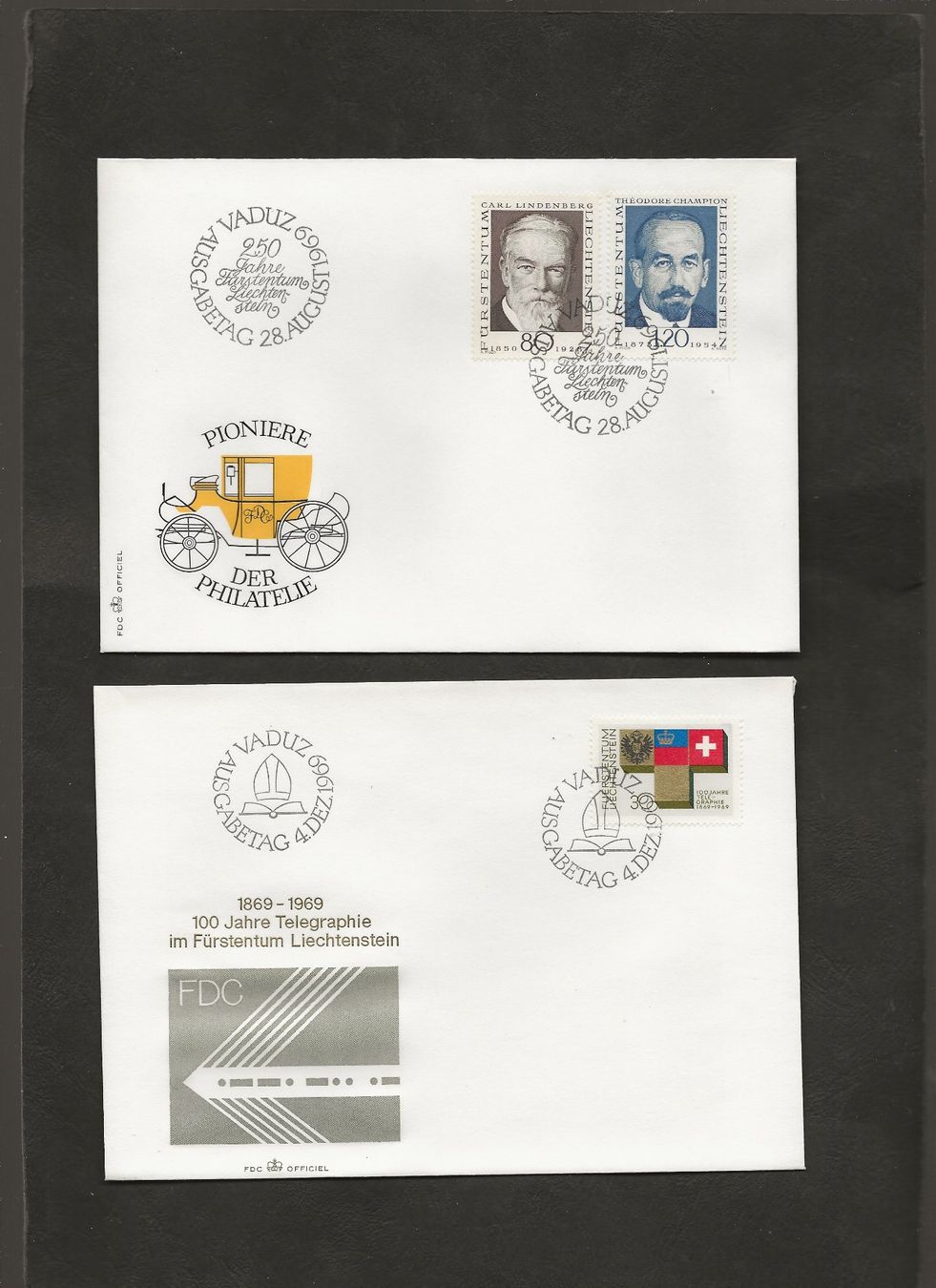 Tutti i francobolli: 16 FDC Liechtenstein 1965 bis 1974 – Usato da Au ZH venduto da xelagreb01 7