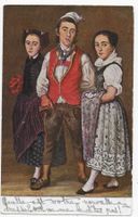 PJ Karte, Toggenburger-Tracht
