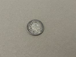 10 Francs Frankreich 1965 Silber sehr schön erhalten