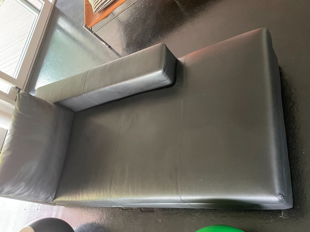 Black Friday Sofa Leder, schwarz Kaufen auf Ricardo