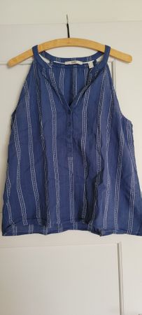 Esprit Top, Grösse S, blau gestreift, Sommer-Look
