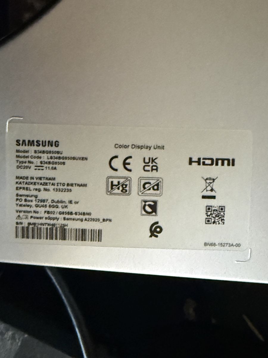Monitore: Samsung Odysee G8 Defekt – Defekt aus Dättlikon von Razoor 1