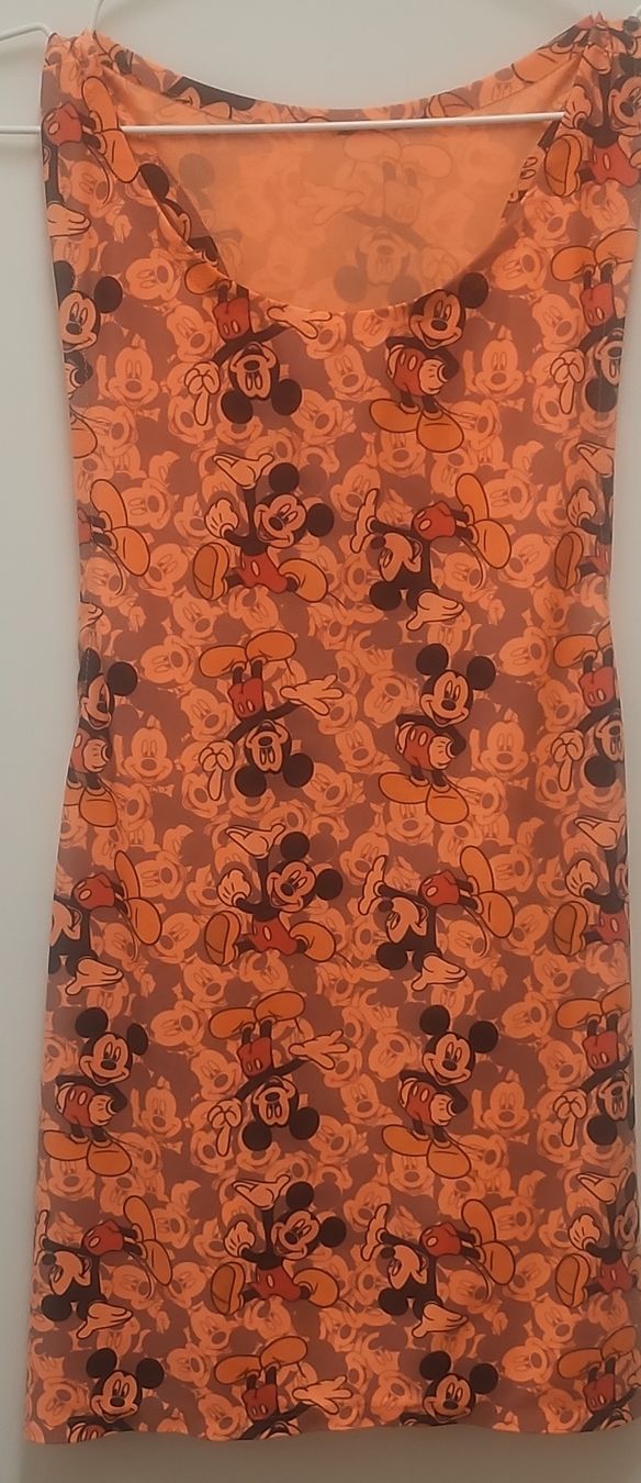 Disney Kleider: Mickey Mouse Tankkleid orange Muster – Gebraucht aus Zürich von eri_8w5v
