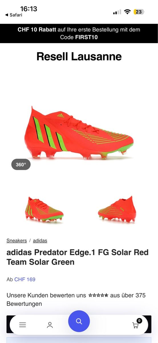Adidas Herrenschuhe: Adidas Predator – Gebraucht aus Corpataux von seniz 5