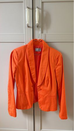 Orange Damen Bluse Grösse S- Frühlingsfrisch & Top!