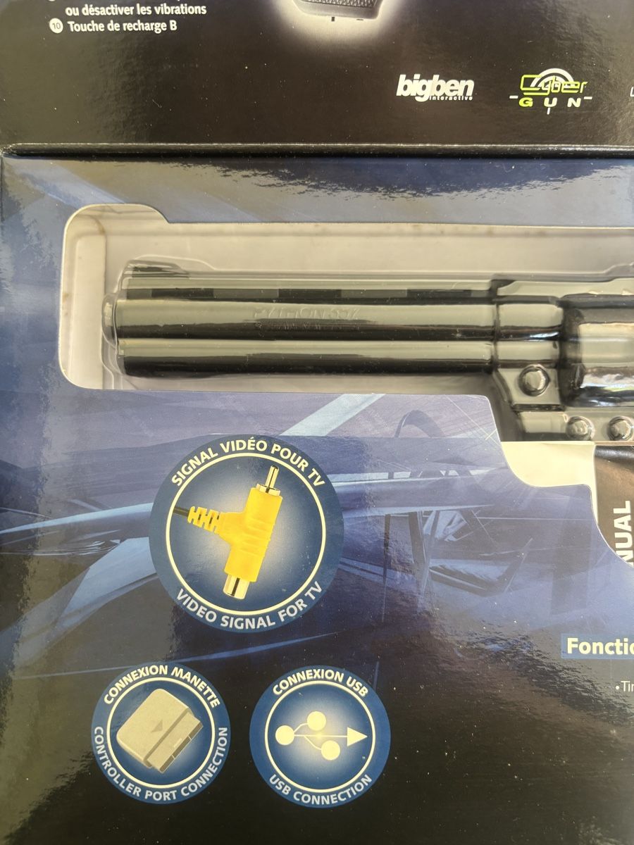 Manettes: Lightgun Colt Python 357 Magnum PS2 PS1 BigBen Neu – Neuf avec emballage d'origine à Volketswil par 1970rog 5