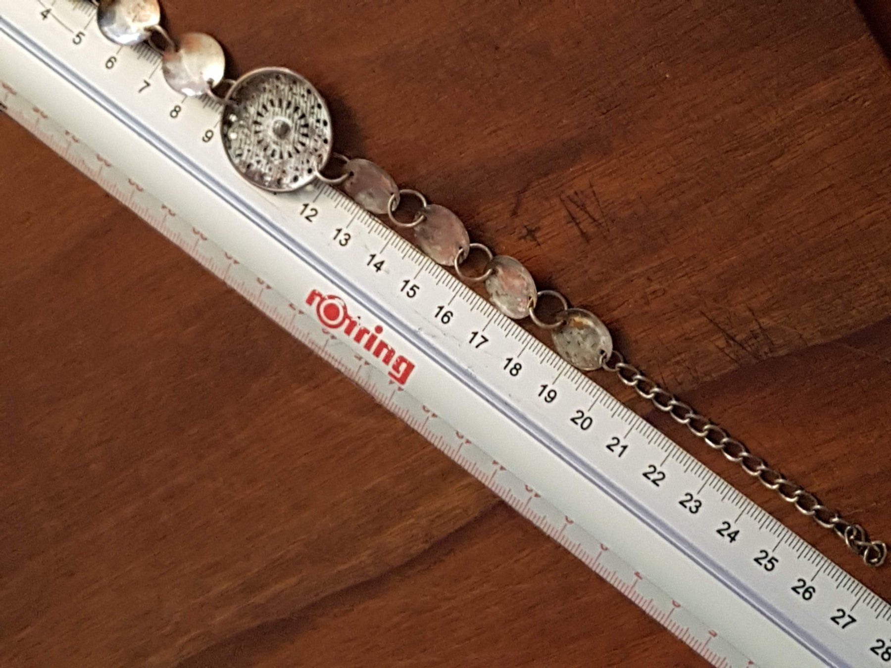 Armbänder & -reifen: Armband Mittelalter style kupfr.-silbrig – Gebraucht aus Ettingen von Maranathatalitha 7