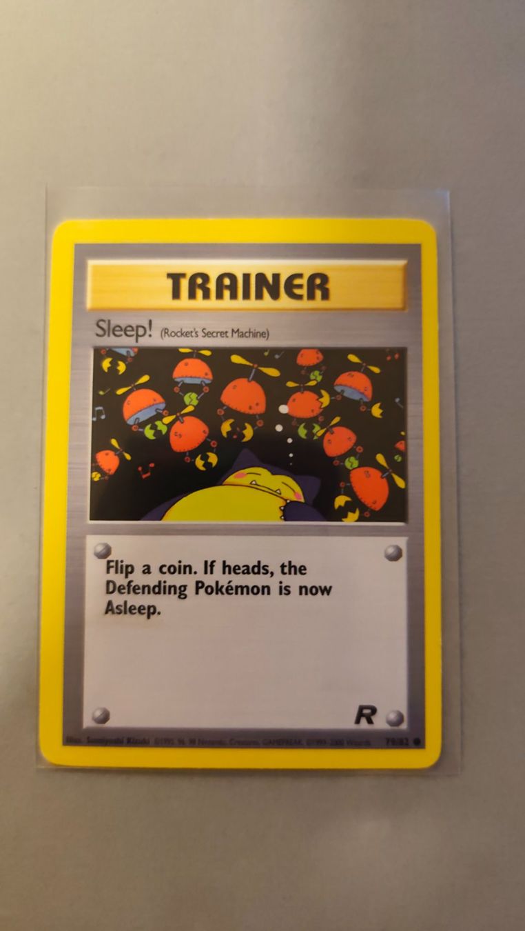 Pokémon Carte collezionabili: Sleep / Schlaf  Snorlax - Team Rocket – Usato da Kehrsatz venduto da Riyouu 2