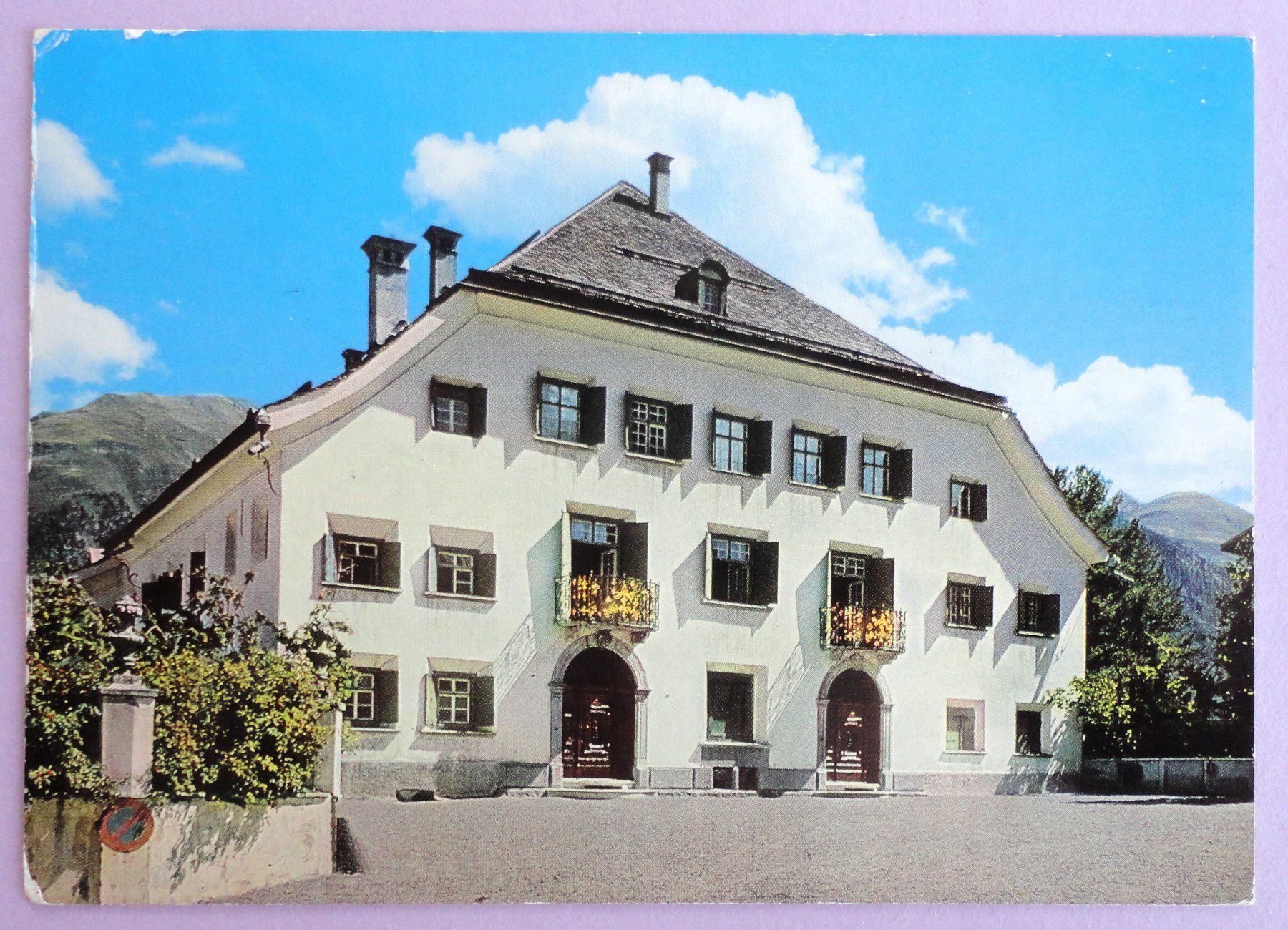 Ansichtskarten: Samedan, Chesa Planta – Defekt aus Fétigny von Billy2miny