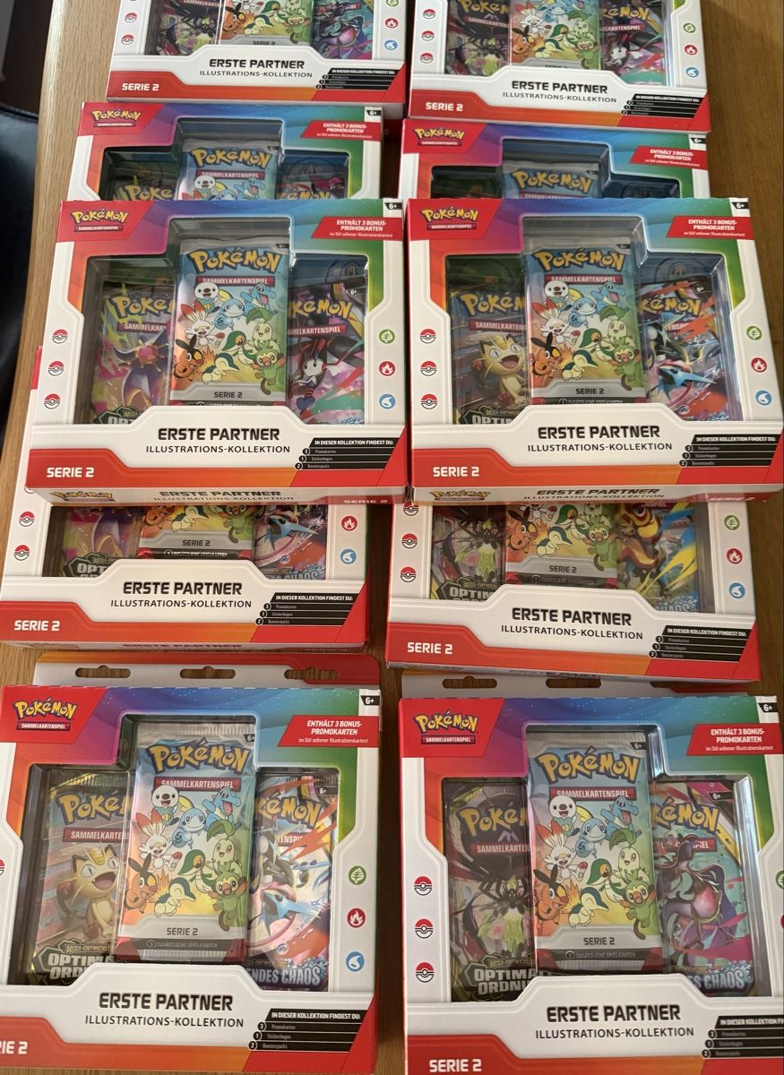 Pokémon Carte collezionabili: 10x Pokémon Erste Partner Serie 2 – Nuovo e nell'imballaggio originale da Kaltbrunn venduto da dav_vqr9
