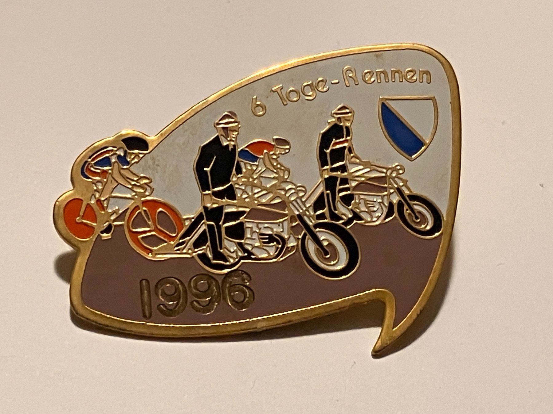 Plaketten & Abzeichen: 1 Pin 6 Tage Rennen 1996 – Gebraucht aus Basel von djwwpp