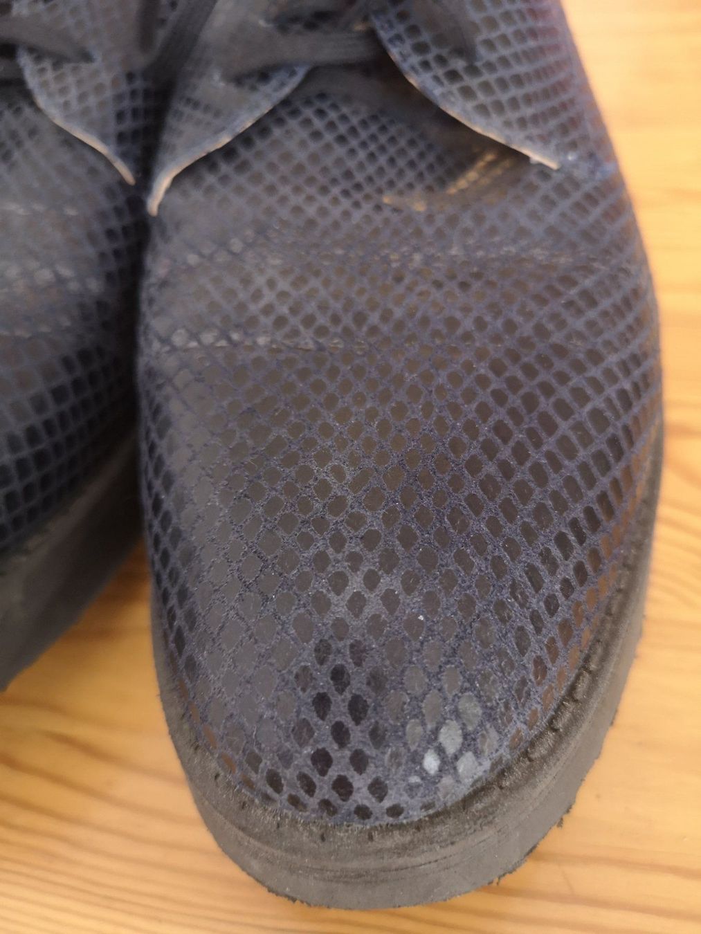Scarpe da donna: Chaussure bleu foncé à lacet – Usato da Nyon venduto da bicounette66 4