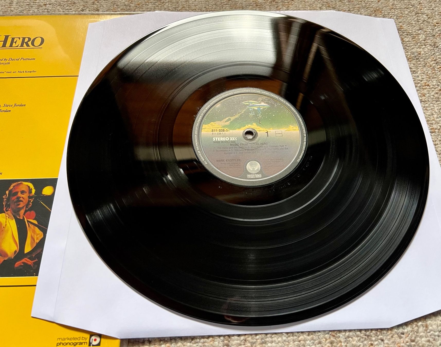 Dischi in vinile: LP Local Hero Mark Knopfler - LP GEWASCHEN – Usato da Unterseen venduto da vinylmore 1