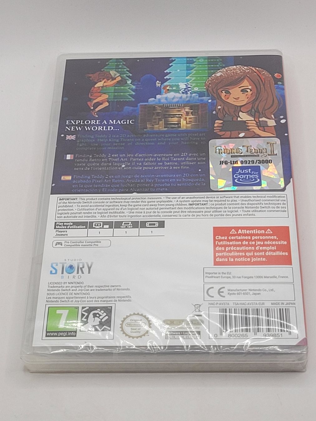 Giochi: Nintendo Switch Finding Teddy II - Neu & OVP - Pixelheart – Nuovo e nell'imballaggio originale da Münchenstein venduto da danytlaw 1