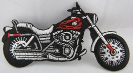 MOTORRAD - Aufnäher - Aufbügler - Stickerei - 10,8x5,8cm