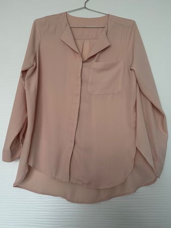 Bluse Damen Rosa Grösse M leichte Stoffqualität