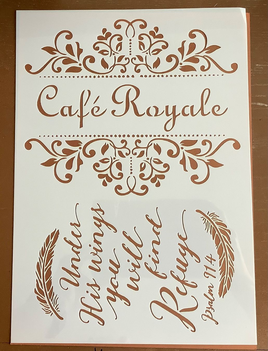 Sciablone: Schablone Café Royale Chablon pochoir – Nuovo (secondo la descrizione) da Meyrin venduto da laservette99