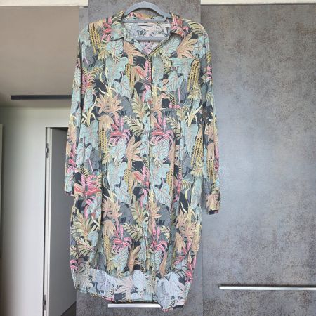 🐸 NILE KLEID BLUSENKLEID LONGBLUSE LANGBLUSE BLUSE TUNIKA S