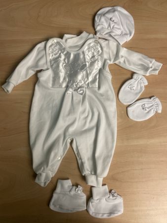 Baby Tauf Set, Grösse 56/62, Weiss, Top Zustand!