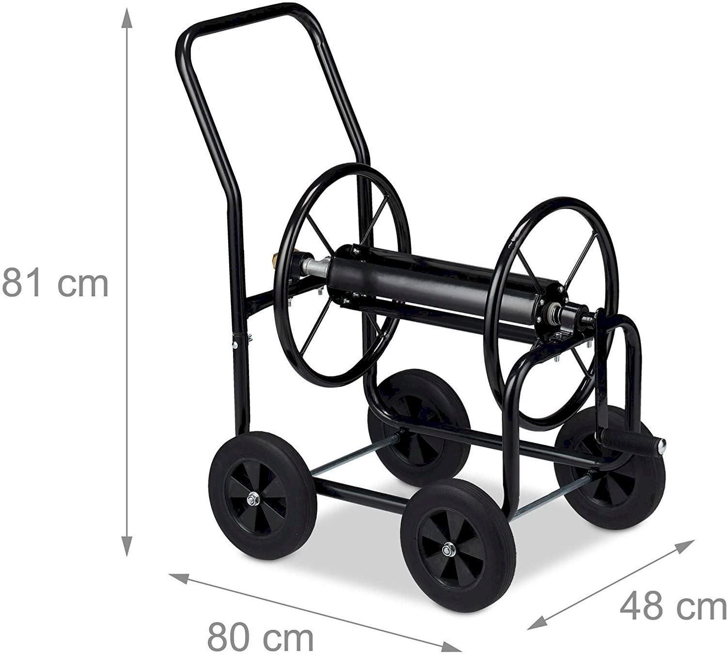 Rohre & Schläuche: Schlauchwagen Metall schwarz – Neu und originalverpackt aus Bottighofen von zaap 2