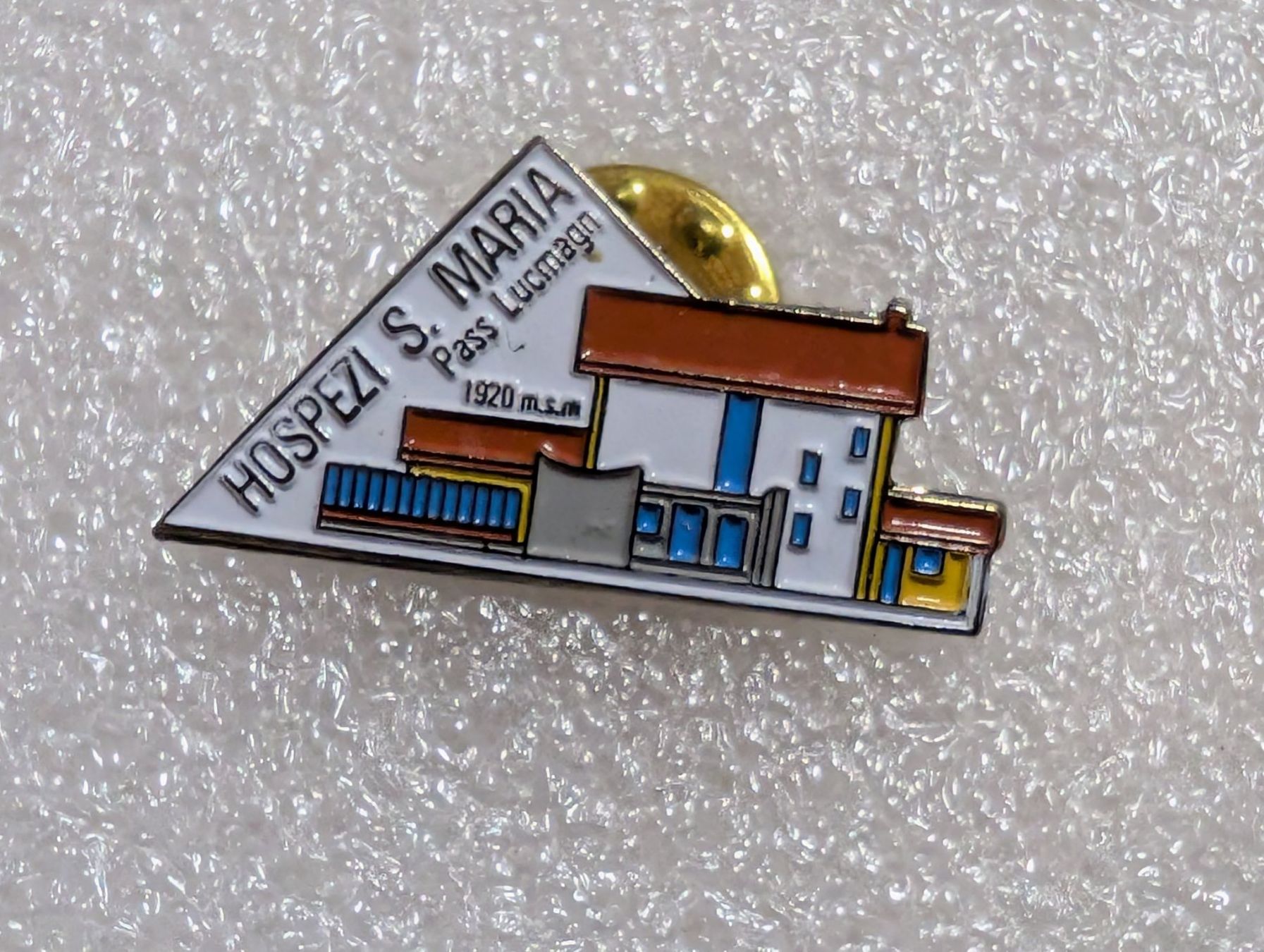 Plaketten & Abzeichen: Ansteckpin 224: Hospezi S Maria – Gebraucht aus Oppligen von Pin-Fall-Shop
