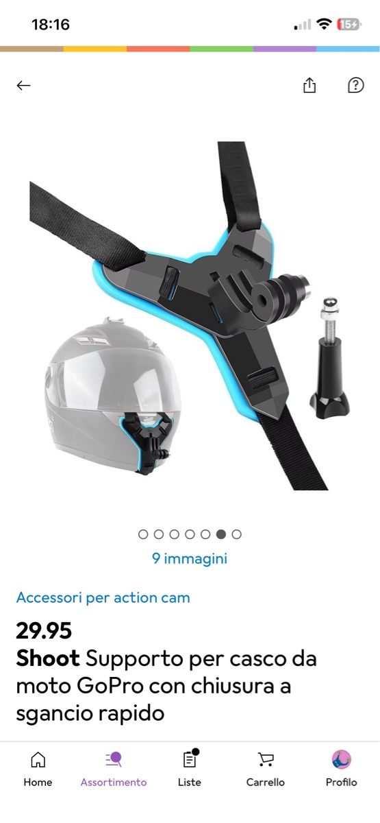 Gopro Action Cam: Set GoPro Accessoire 4 Stück – Usato da Zürich venduto da lydia.joray 5