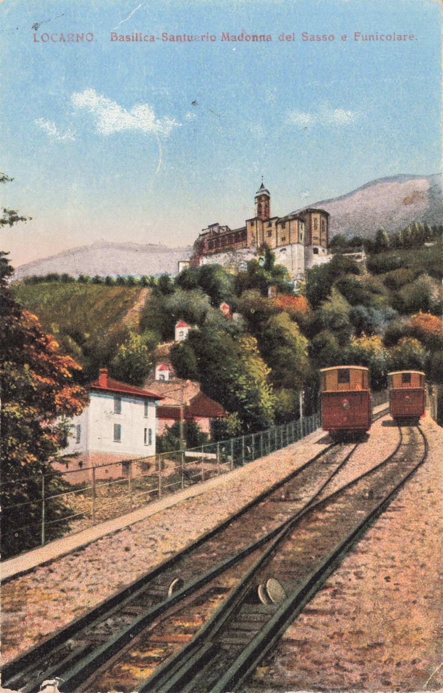 Cartoline postali: Locarno funicolare Standseilbahn Seilbahn – Usato da Biasca venduto da Blenio71