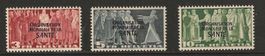 1950 : OMS Ausgaben Nr. 23 - 25 postfrisch ** KP 245.--