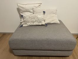 Bett Sofa in Ottomane Style, als Bett f. 1 Pers. aufklappbar