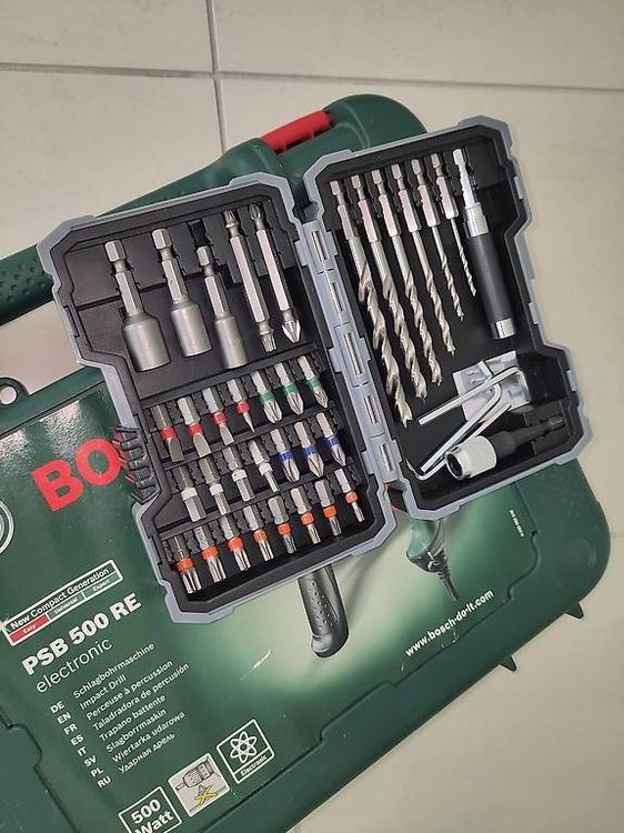 Bosch Trapani: Bosch Bohrmaschine & Bohrer-Set – Usato da Chur venduto da mar_qc6f 1