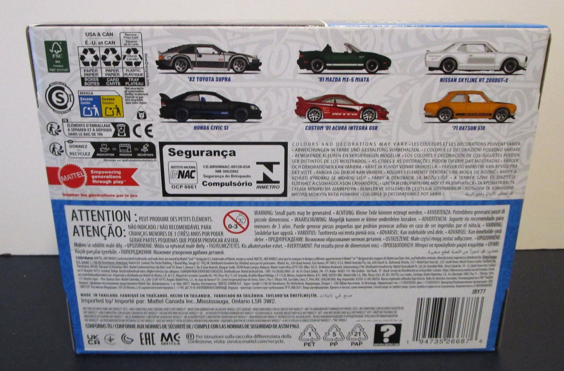 Hot Wheels Modellautos: HOT WHEELS SILVER SERIES PACK 6 VOITURES - JBY77 – Neu und originalverpackt aus Chêne-Bourg von breno56 4