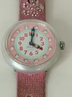 Flik Flak Kinderuhr "Kirschblüte" mit Strass, rosa