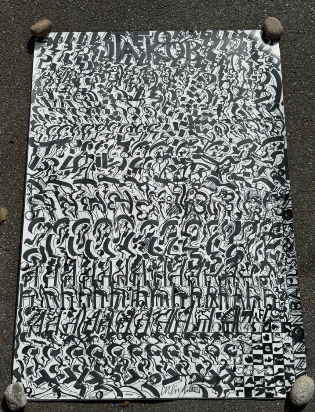 Arts picturaux & lithographies: Bernhard Luginbühl, handsigniert, nummeriert – D'occasion à Rain par Pic-Ass 1
