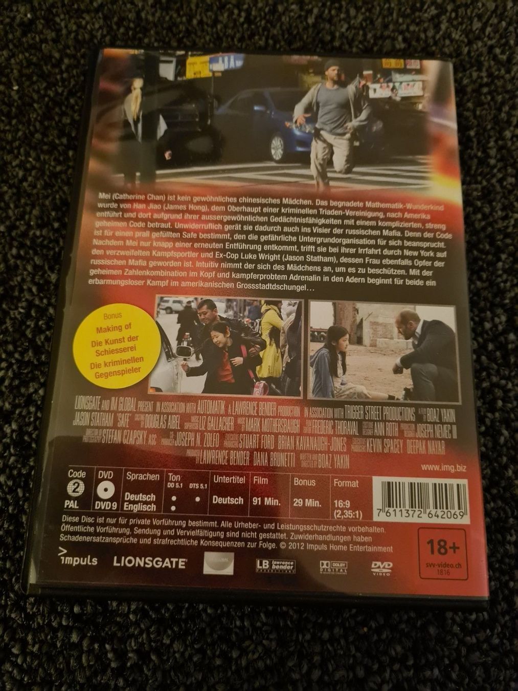 Tutti i DVDs: SAFE (7006) – Usato da Ruswil venduto da M71 1