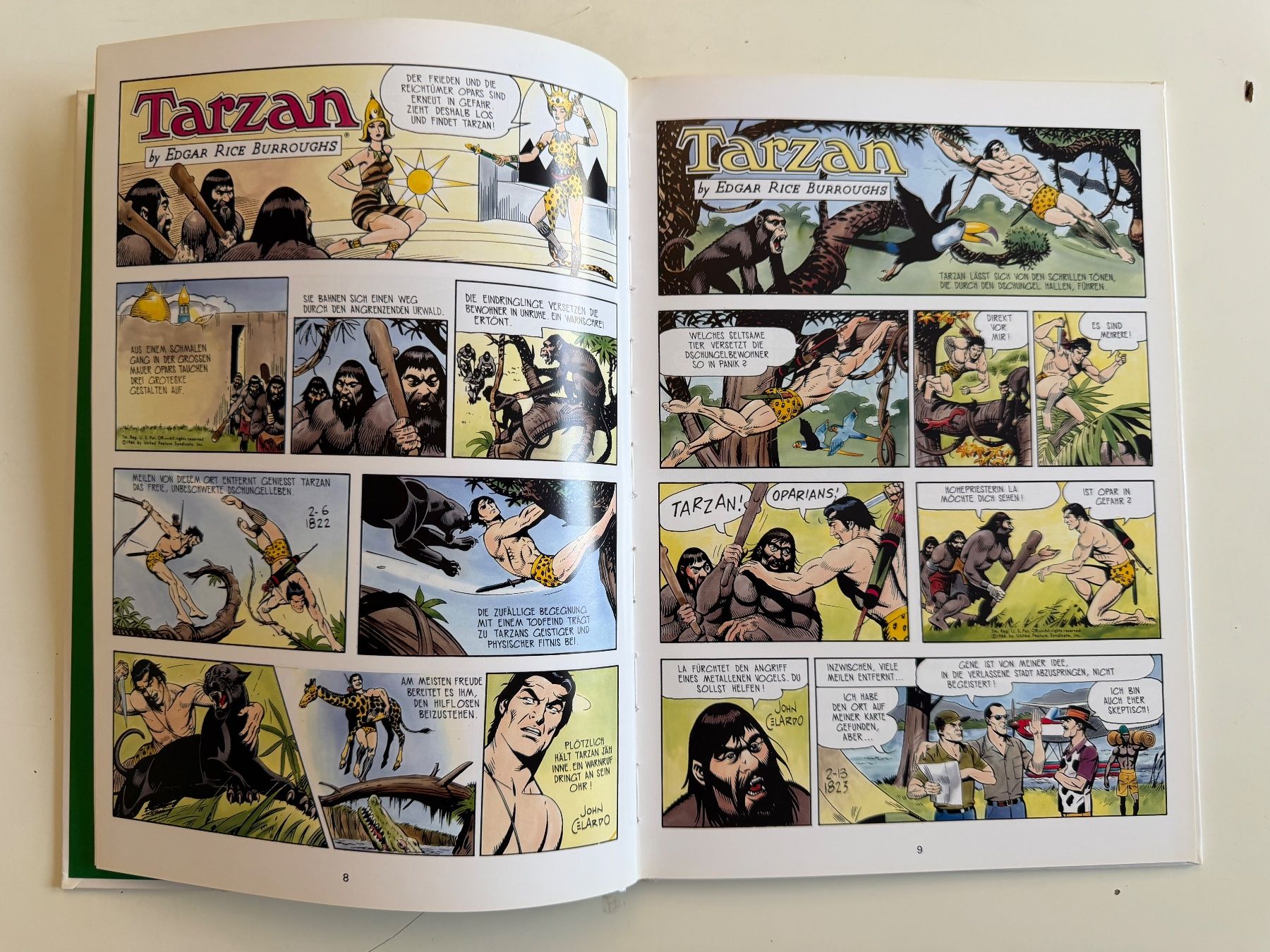 Comics: TARZAN HARDCOVER SONNTAGSSEITEN JG. 1966 JOHN CELARDO – Gebraucht aus Münsingen von Ganjam 4