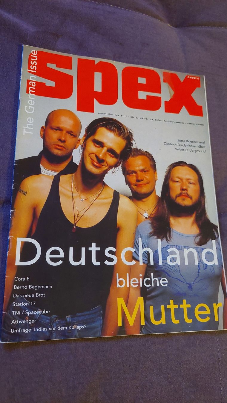 Riviste & Magazine: Spex Magazin - August 1993 - The German Issue – Usato da Zürich venduto da Romstyle