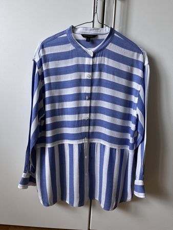 Banana Republic Bluse gestreift BlauWeiss Grösse M