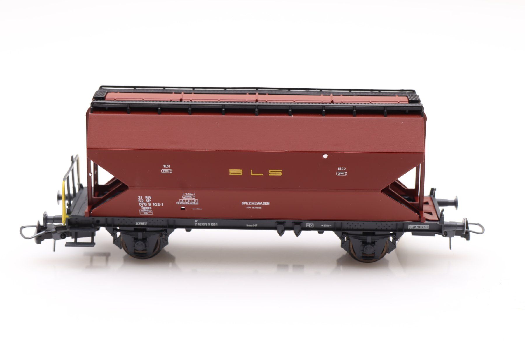 Roco Modellini di ferrovie: Roco 46245 BLS Getreidewagen – Nuovo (secondo la descrizione) da Ried (Muotathal) venduto da Modellbahn.swiss 2