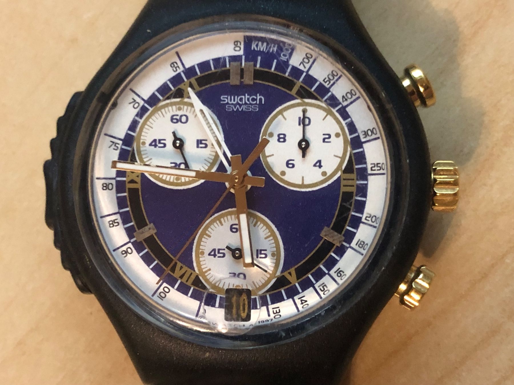 Swatch Orologi: Vintage Swatch Chrono Alarm TACHO – Usato da Rümligen venduto da Sibill 1