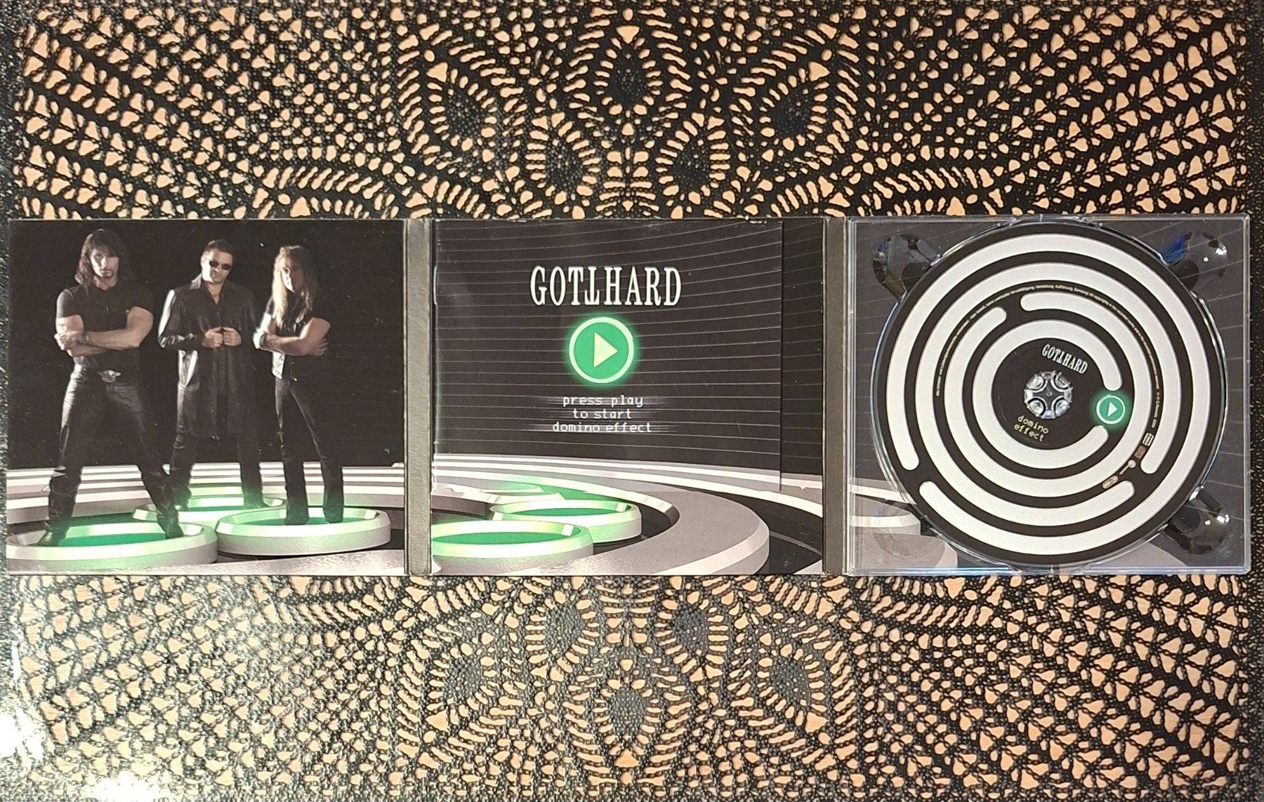 CD: Gotthard - Domino Effect, CH Hardrock CD 2007 – Usato da Schönenberg TG venduto da Gregordini 2
