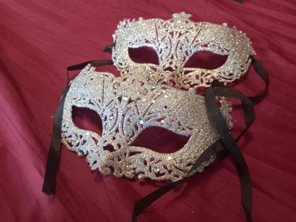 10 Masques Zorro Vierges En Papier - à Personnaliser - Pour Fête/Déguisement