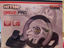 Lenkrad-Set mit Pedalen NiTHO Drive Pro (PC / PS3 / PS2)