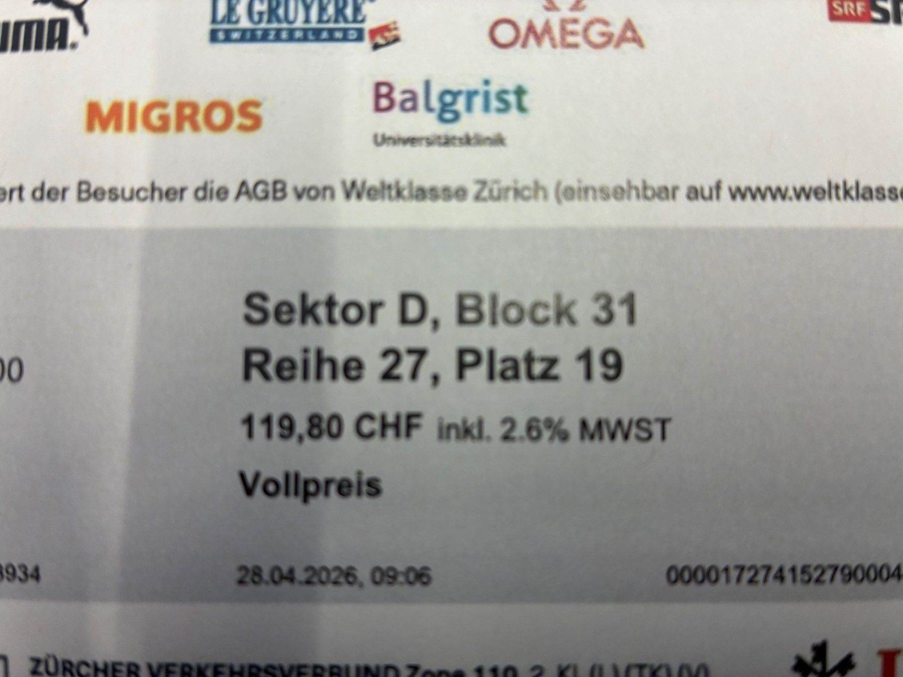 Biglietti: Weltklasse Zürich Letzigrund – Usato da St.Gallen venduto da FCSG 1
