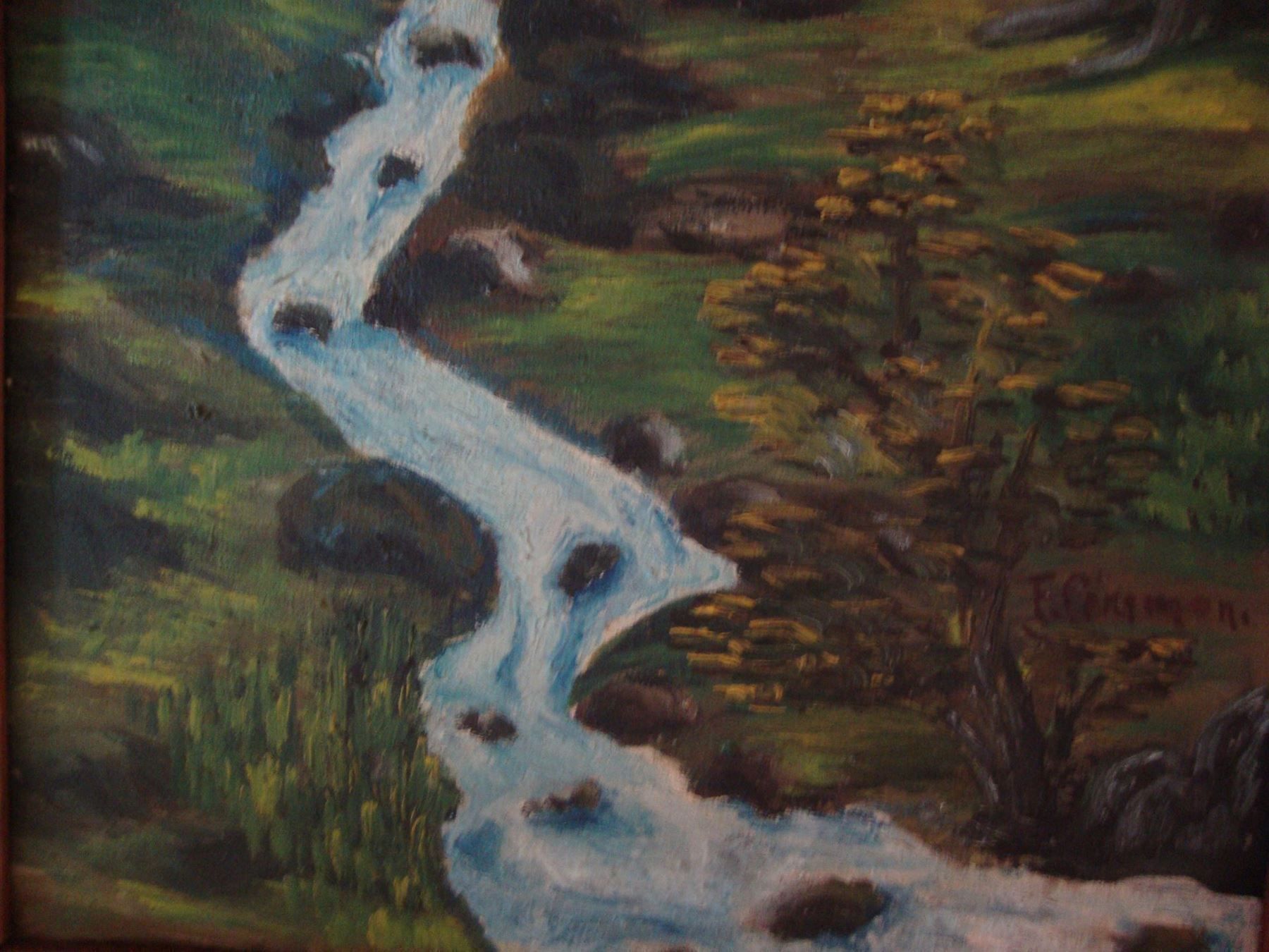Gemälde: FLUSSLANDSCHAFT – Gebraucht aus Moosseedorf von haro01 3