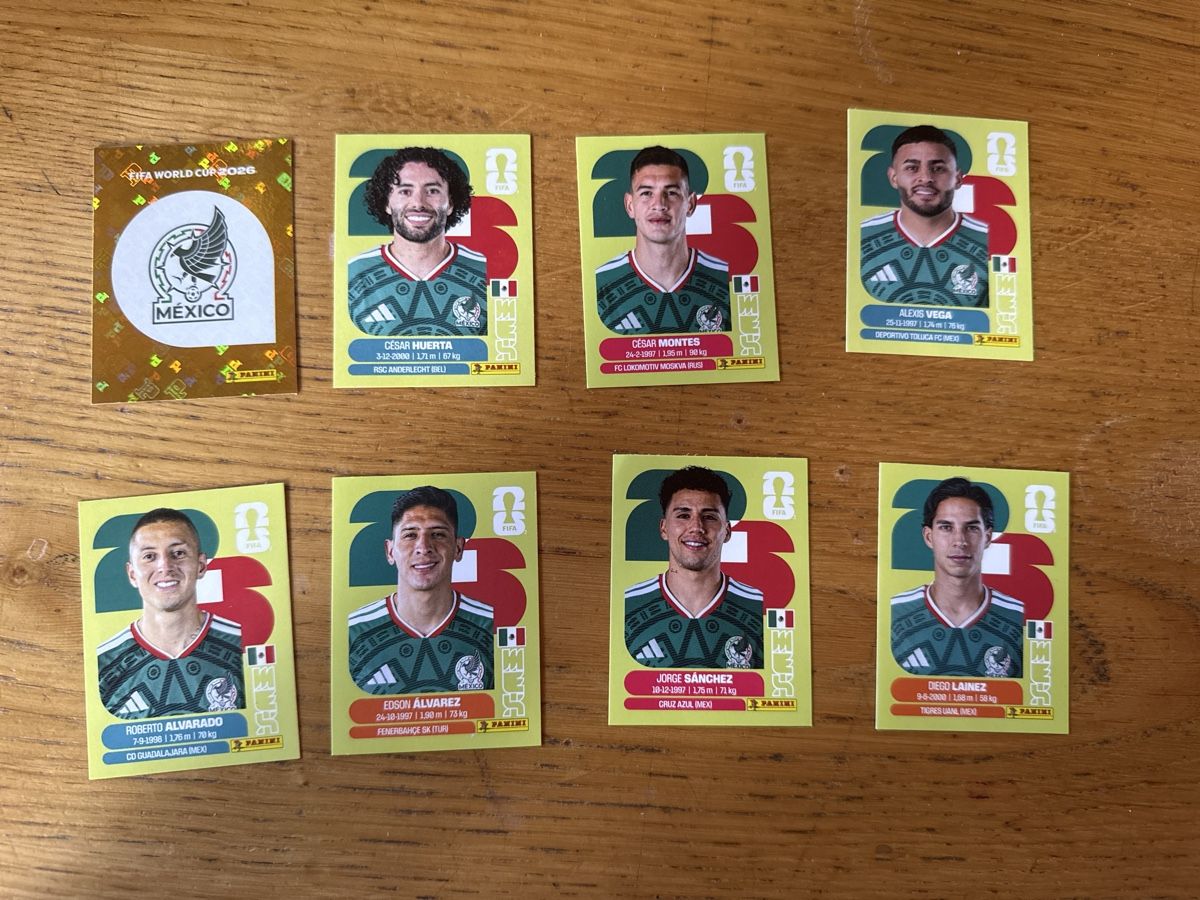 Panini Sammelbilder & Trading cards: Panini 2026 MEX 8er Set – Neu (gemäss Beschreibung) aus Masein von Buender45
