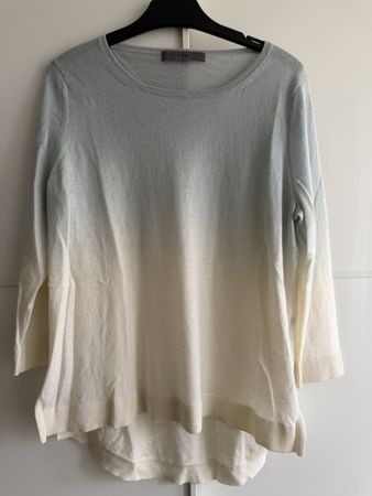 FFC Pullover Gr. S, hellblau/weiss - super für den Frühling
