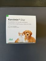 Korvimin Diar Kautabletten für Hunde + Katzen. Bei Durchfall