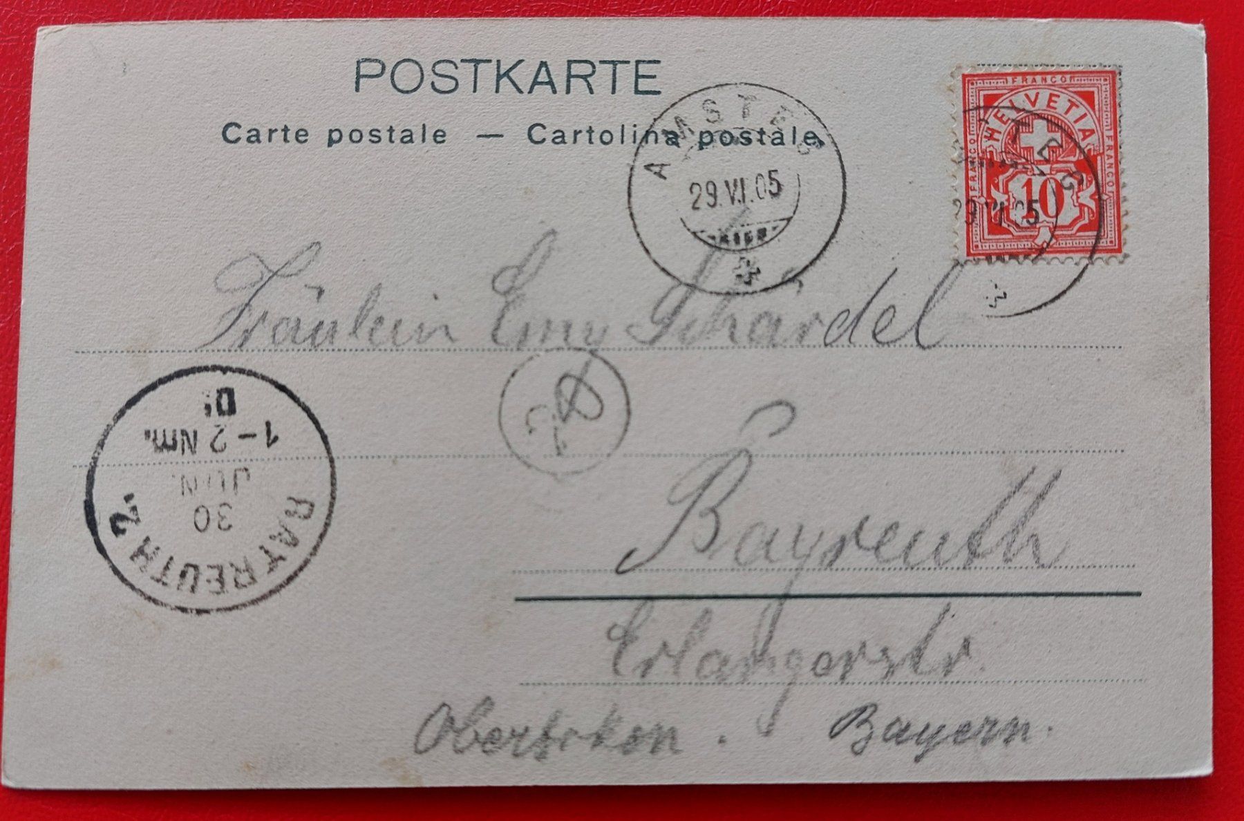 Cartoline postali: Maderanerthal ; Bristenstock 1905 – Usato da St-Légier-Chiésaz venduto da Theo006 1